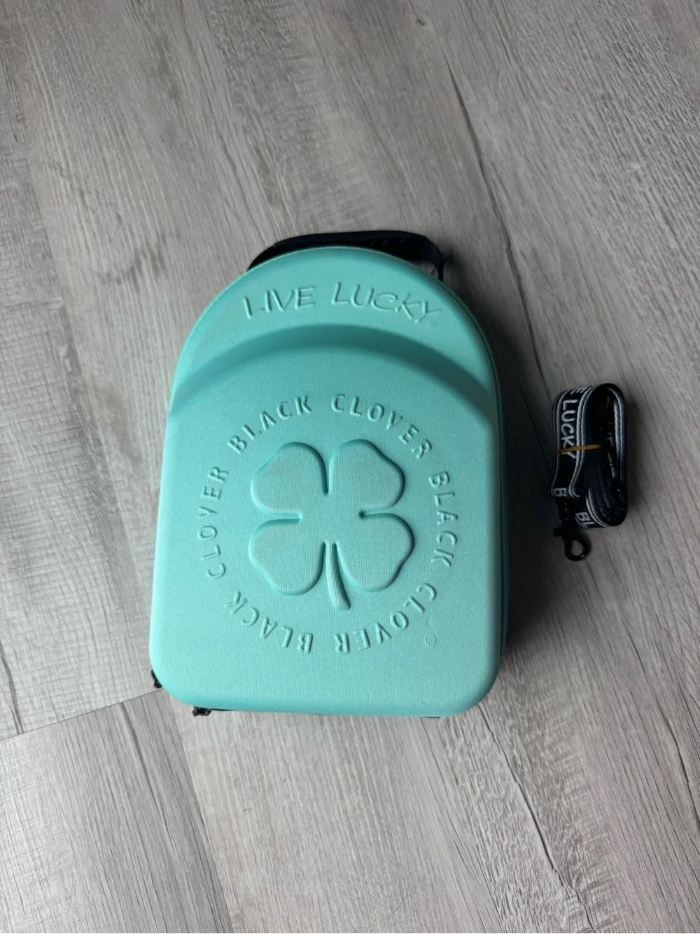 Live Lucky Brand Hat Carrying Case (Teal)